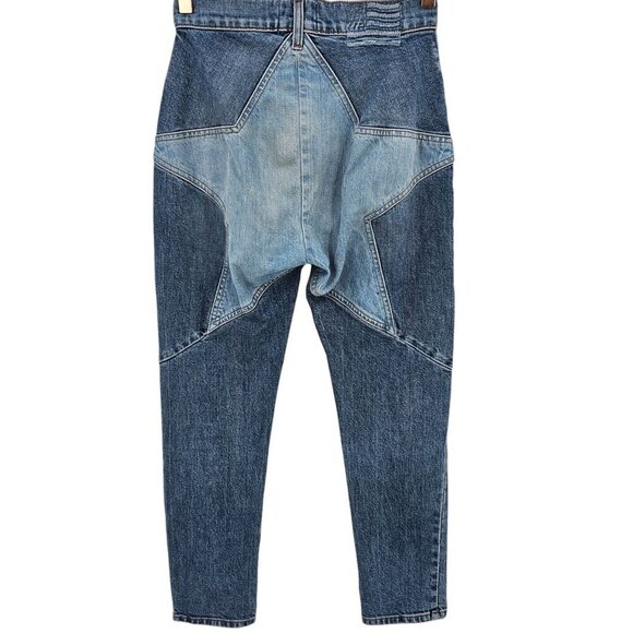 Revice Womens 27‎ Venus Crop Stargazer Star Butt Jeans - Picture 5 of 14